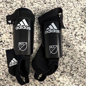 Adidas Black and White MLS Shin Guards